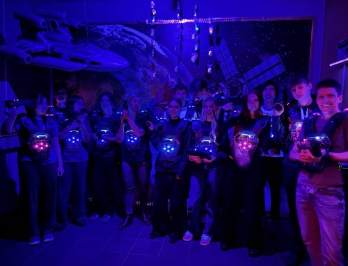 Besuch in der Laserarena